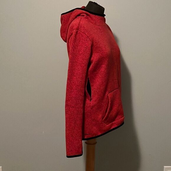 Nike Women's Heather Red Hypernatural Therma Fit Pullover Hoodie - Picture 7 of 9